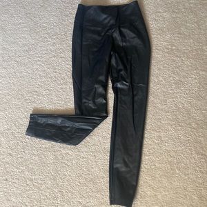 Faux leather leggings